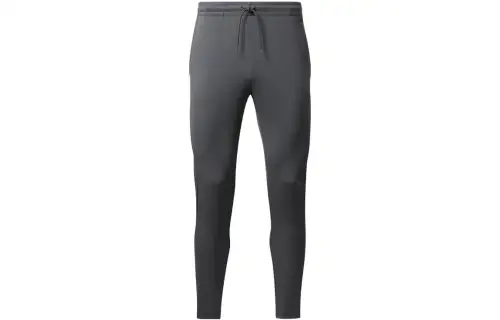 Reebok Knitted Sweatpants Men's Gray Moderate Slim Fit Pants