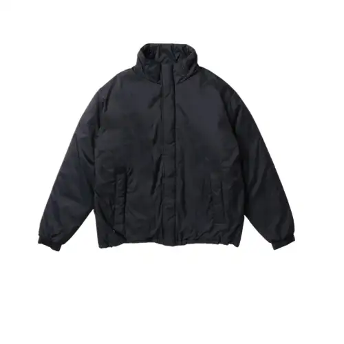 Converse Jackets Men's Black Stand Collar Moderate Other