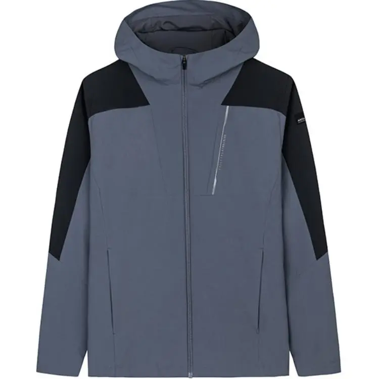 Anta Variety Training Collection Trench Coat Men's Basic Black/Men's Gray