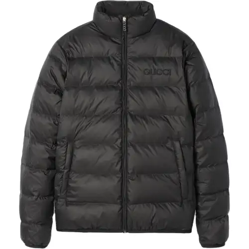 GUCCI Logo-embroidered Puffer Jacket