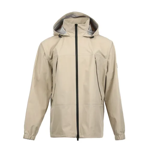 Burberry Jackets Men's Beige Hooded Moderate Other