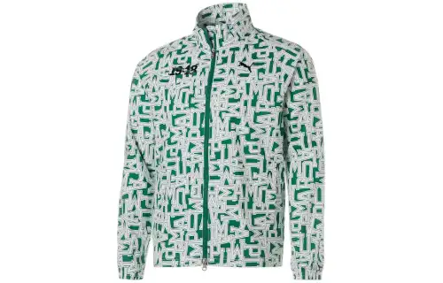 PUMA Golf Graphic Stretch Long Sleeve Jacket Jackets & Coats Men's Green