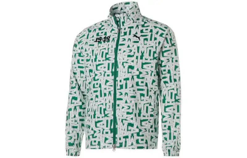 PUMA Golf Graphic Stretch Long Sleeve Jacket Jackets & Coats Men's Green