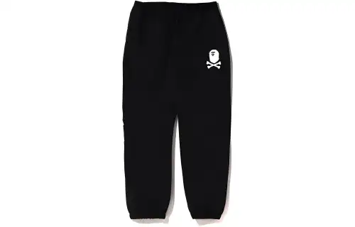A BATHING APE Bape Knitted Sweatpants Men's Moderate Cuffed Pants