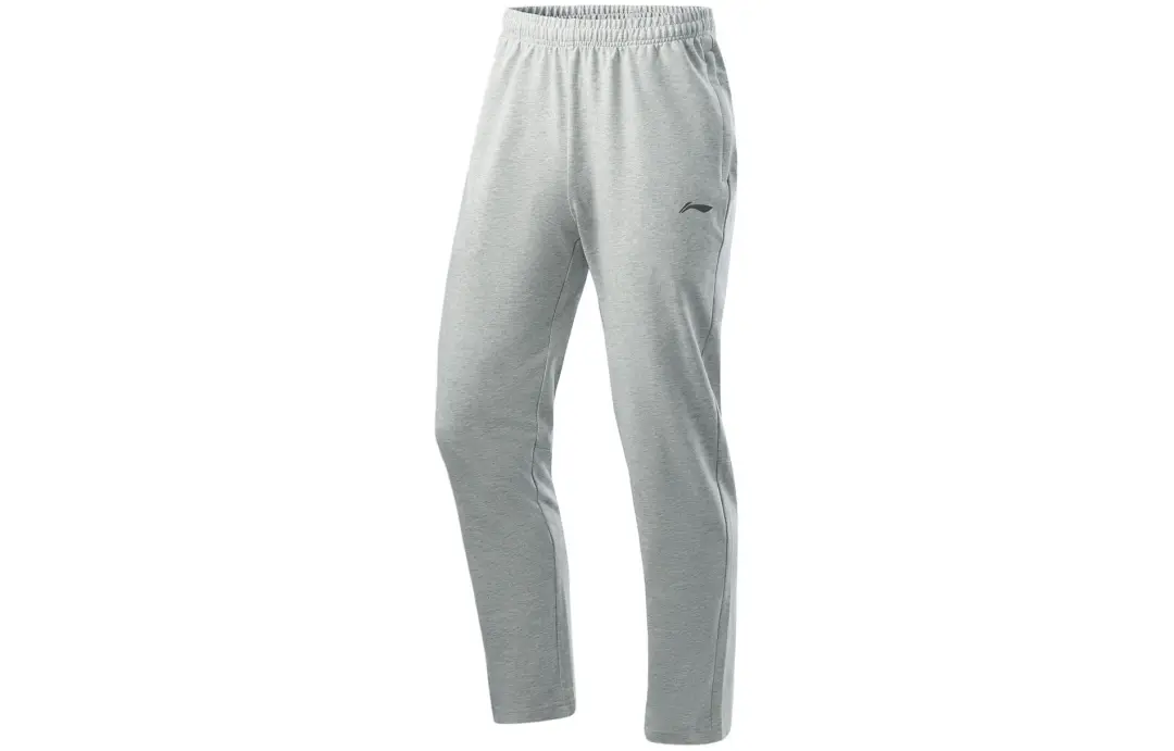 Li Ning Knitted Sweatpants Men's Gray