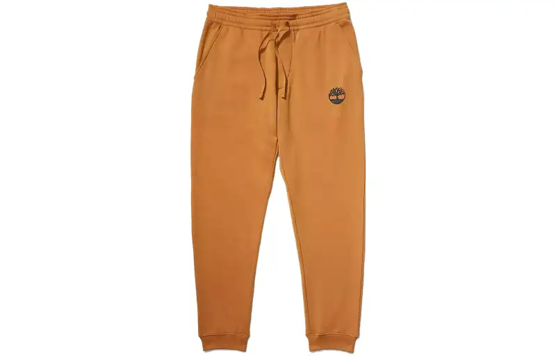 Timberland Knitted Sweatpants Men's Wheat Moderate Cuffed Pants