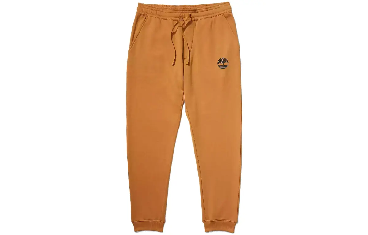 Timberland Knitted Sweatpants Men's Wheat Moderate Cuffed Pants