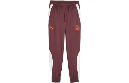 PUMA Manchester City F.C. Prematch Woven Pants Men Knitted Sweatpants Men's Fuchsia