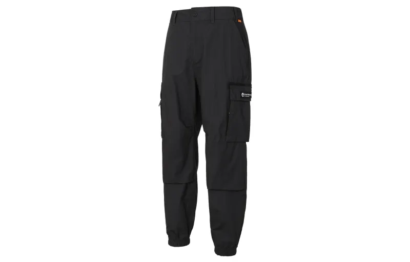 Timberland Knitted Sweatpants Men's Dark Brown Moderate Cuffed Pants
