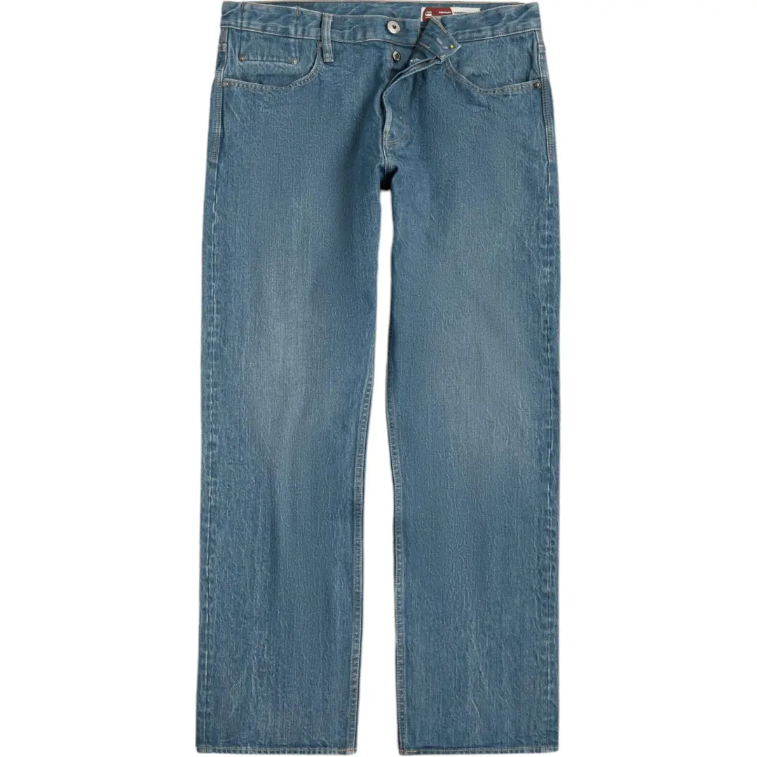 G STAR RAW Jeans Men's Blue Moderate Straight Fit Pants