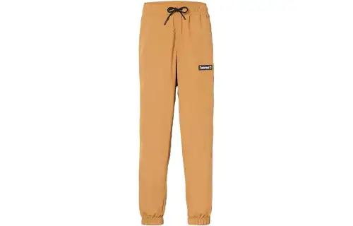 Timberland Knitted Sweatpants Unisex Wheat Moderate Cuffed Pants