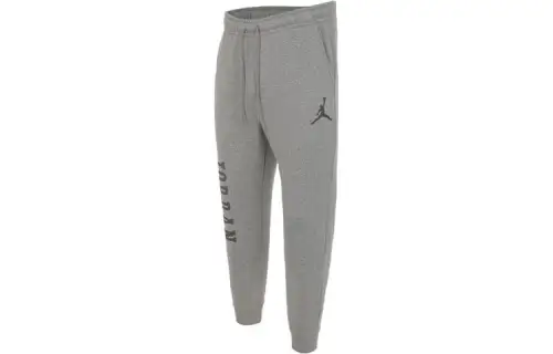 Jordan AS M J ESS MMBR HLDY FLC PANT Logo Letter Print Elastic Cuff Thickened And Fleece Lined Windproof Thermal