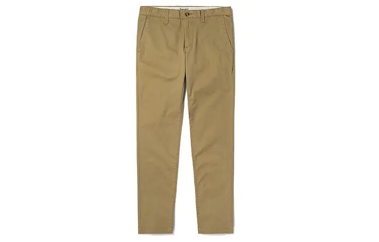Timberland Casual Pants Men's Khaki Moderate Straight Fit Pants
