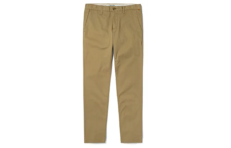 Timberland Casual Pants Men's Khaki Moderate Straight Fit Pants