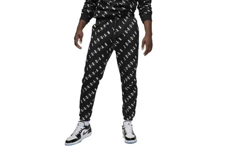 Jordan Knitted Sweatpants Men's Black