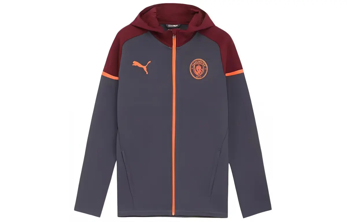 PUMA Manchester City Jackets & Coats Men's Gray