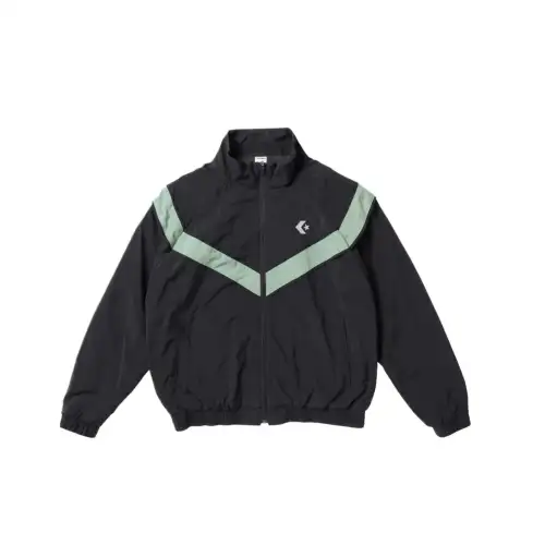 Converse Jackets Men's Black Stand Collar Moderate Other