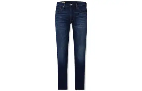 Levis Jeans Men's Dark Blue Thickened Straight Fit Pants