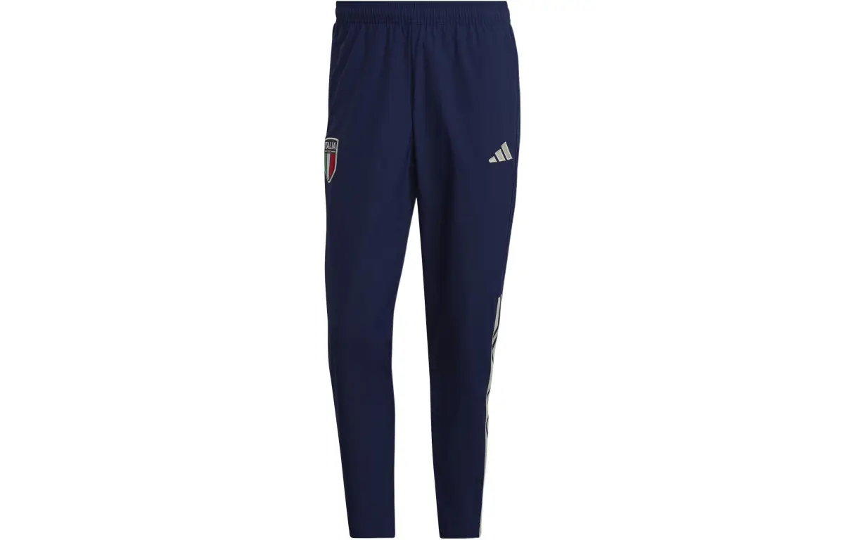 Adidas Knitted Sweatpants Men's Blue