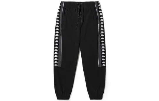 Kappa Knitted Sweatpants Men's Moderate Cuffed Pants