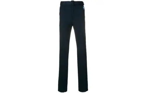 PRADA Casual Pants Men's Blue Moderate Straight Fit Pants