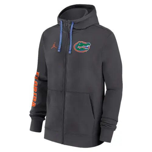 Jordan Florida Gators Sideline Team Issue Men's Jordan College Full Zip Hoodie
