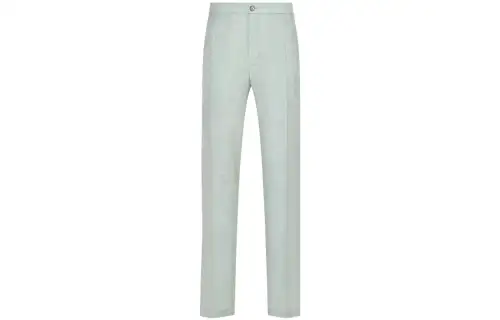 DIOR Quarterly New Products Casual Pants Men's Light Blue Moderate Straight Fit Pants