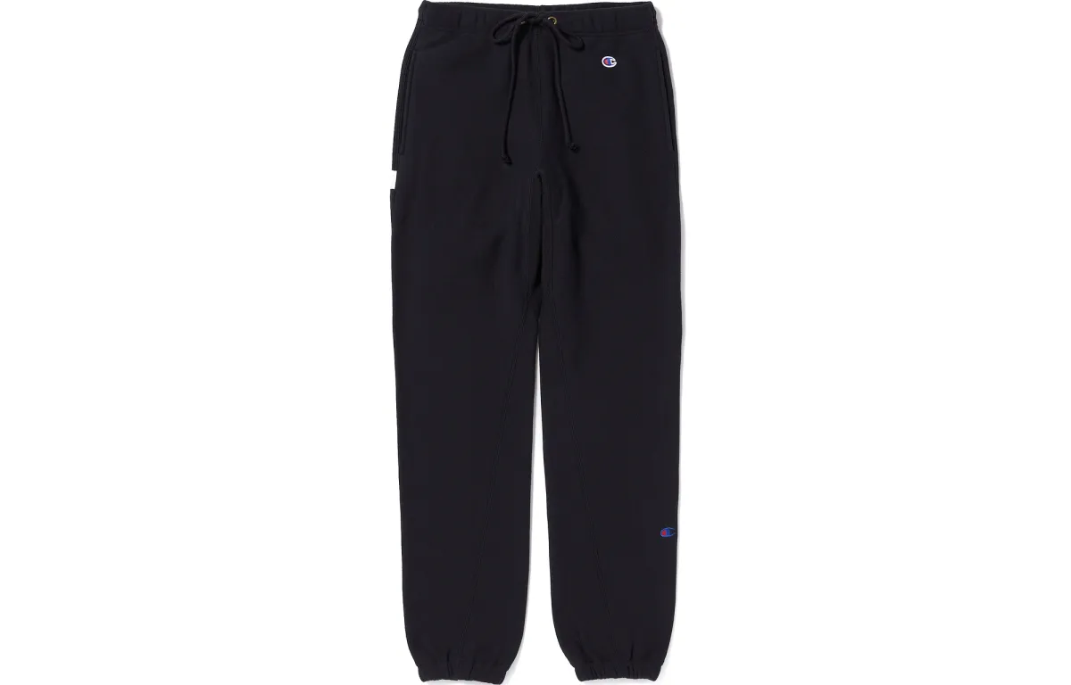 Champion X N.HOOLYWOOD N.HOOLYWOOD Knitted Sweatpants Unisex Moderate Cuffed Pants