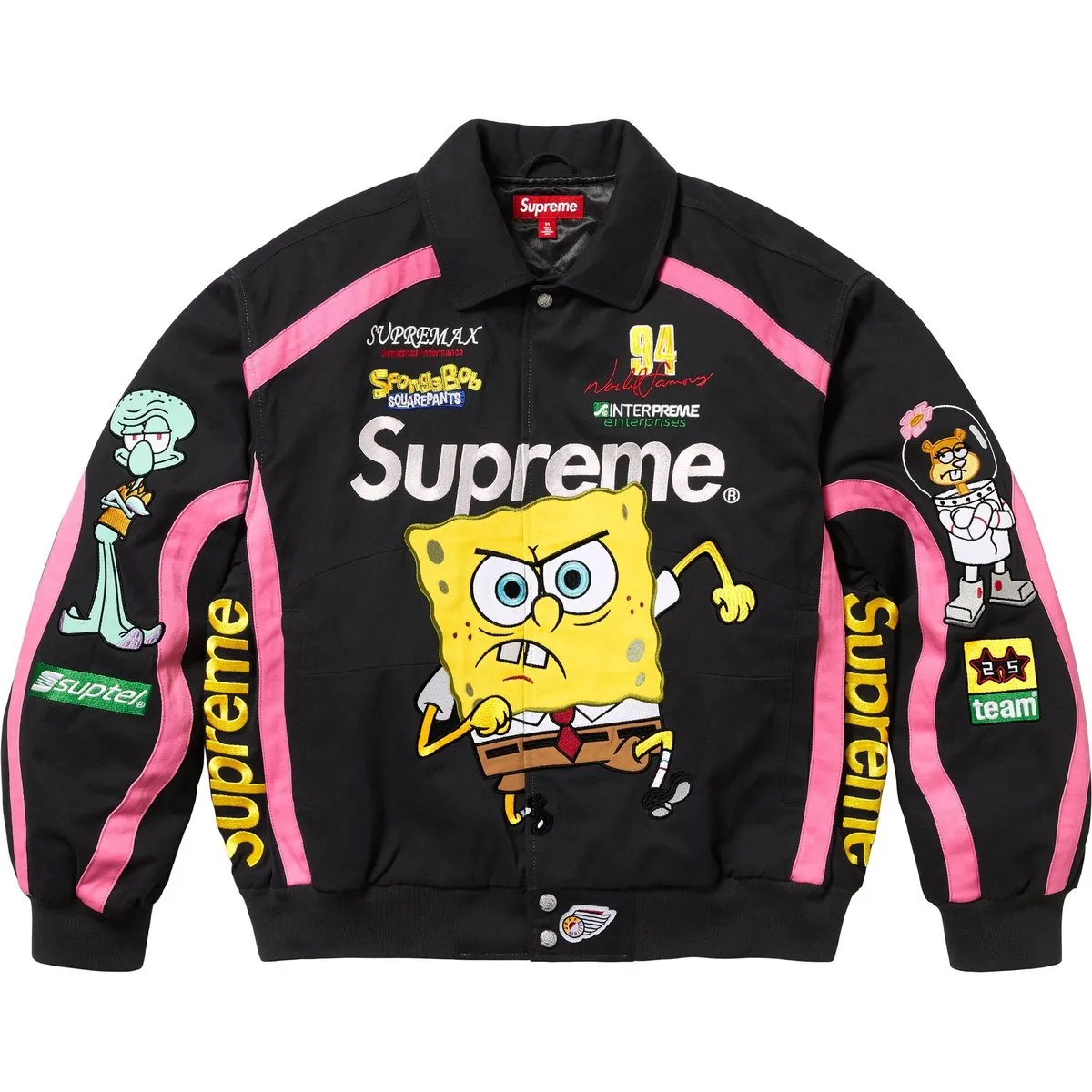 Supreme x SPONGEBOB SQUAREPANTS X JEFF HAMILTON SS25 Jacket Unisex