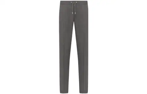 DIOR Knitted Sweatpants Men's Gray Moderate Other