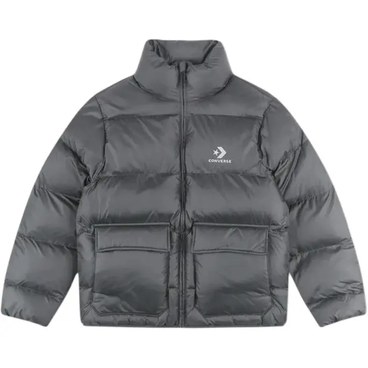 Converse Puffer Jacket Men's Gray