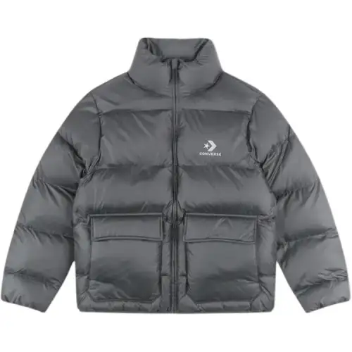 Converse Puffer Jacket Men's Gray