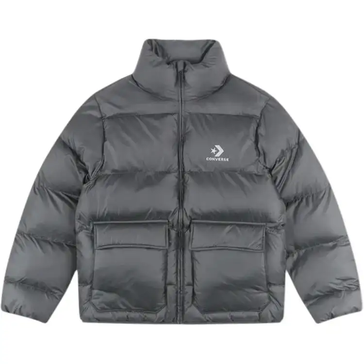 Converse Puffer Jacket Men's Gray