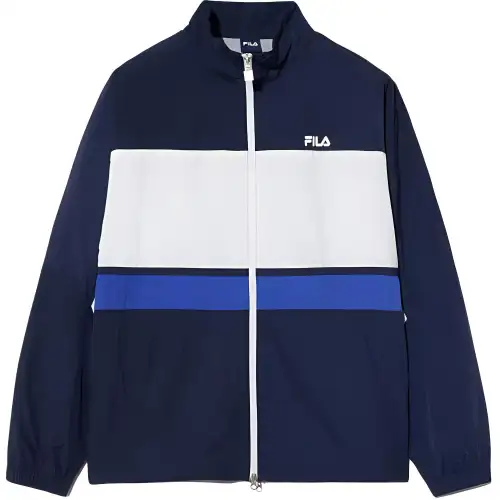 FILA Jackets Unisex Blue Stand Collar Moderate Other