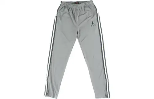Jordan Knitted Sweatpants Men's Gray Moderate Straight Fit Pants