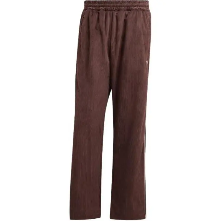 Adidas Originals Adidas Originals American Retro Knitted Sweatpants Men's Brown Moderate Straight Fit Pants