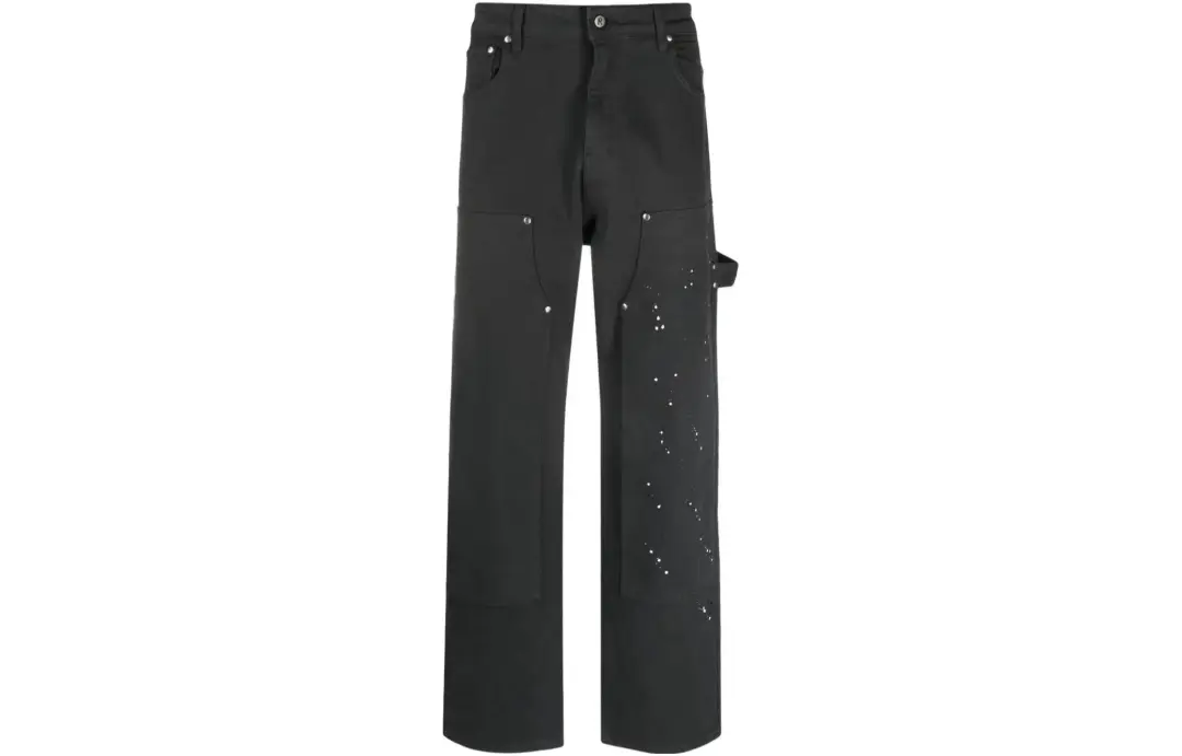 REPRESENT Jeans Men's Iron Black Moderate Wide Leg Pants