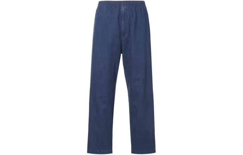 UNIQLO Casual Pants Men's Blue Moderate Straight Fit Pants