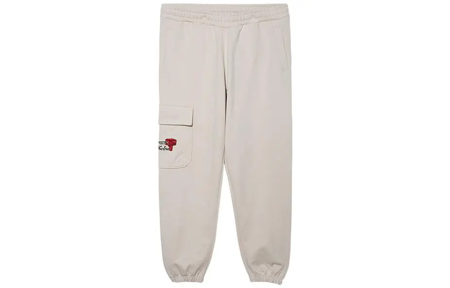 New Era Knitted Sweatpants Unisex Ecru