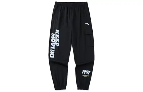 Anta Life Collection Knitted Sweatpants Men's Basic Black