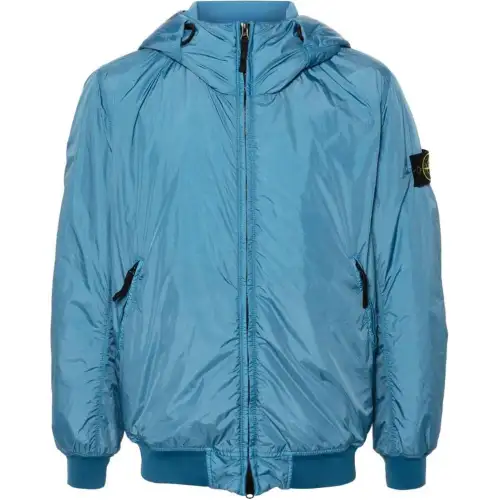 STONE ISLAND Zip-Up Hooded Jacket