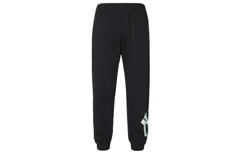 MLB Basic Logo Casual Pants Unisex Black Moderate Straight Fit Pants