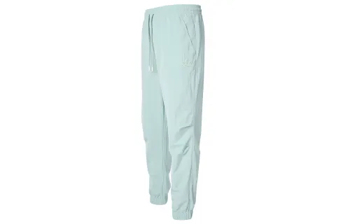 Adidas Originals Knitted Sweatpants Men's Light Green Moderate Cuffed Pants