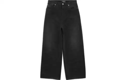 Balenciaga FW23 Jeans Loose Fit Men's Black Gray