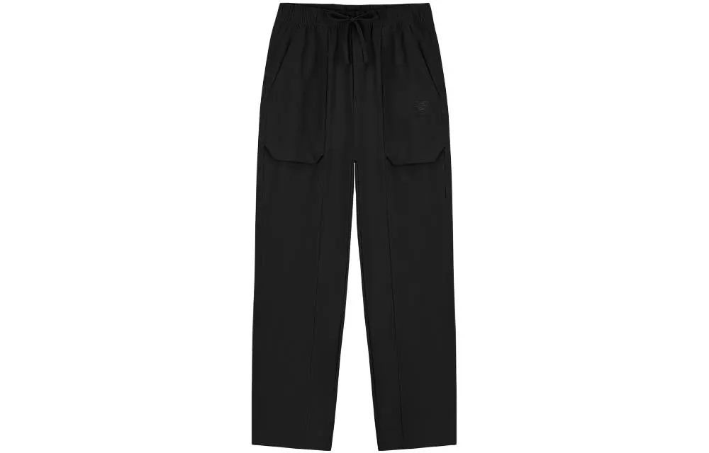 New Balance Knitted Sweatpants Men's Black Moderate Straight Fit Pants