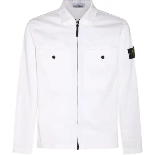 STONE ISLAND Compass badge Overshirt