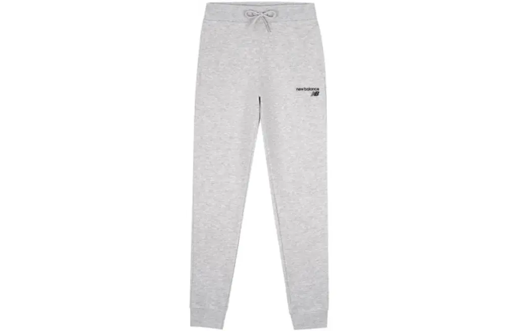 New Balance Knitted Sweatpants Men's Gray Moderate Cuffed Pants