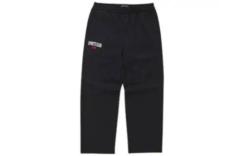 New Balance Knitted Sweatpants Men's Black Moderate Straight Fit Pants