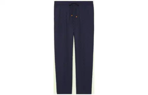 GUCCI FW22 Casual Pants Men's Blue