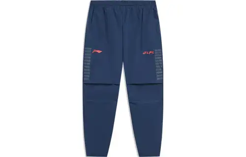 Li Ning x LEAGUE OF LEGENDS Sports Life Collection Knitted Sweatpants Men's Dark Ship Blue